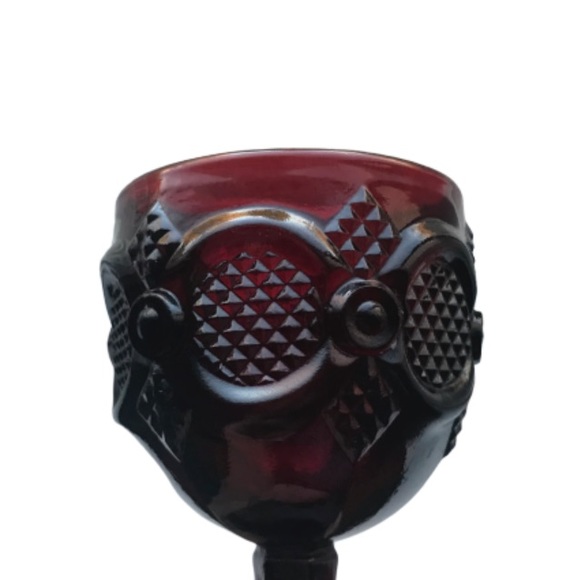 AVON RUBY RED VINTAGE GLASS - Picture 5 of 5